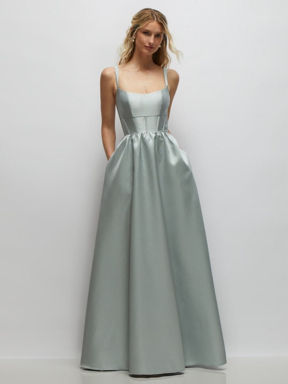 Dessy Collection Sage Ballgown
Maxi Dress Size 6 Nwot